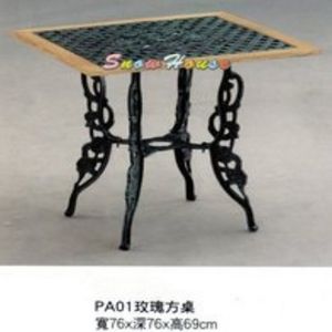S937-11  PA01玫瑰方桌